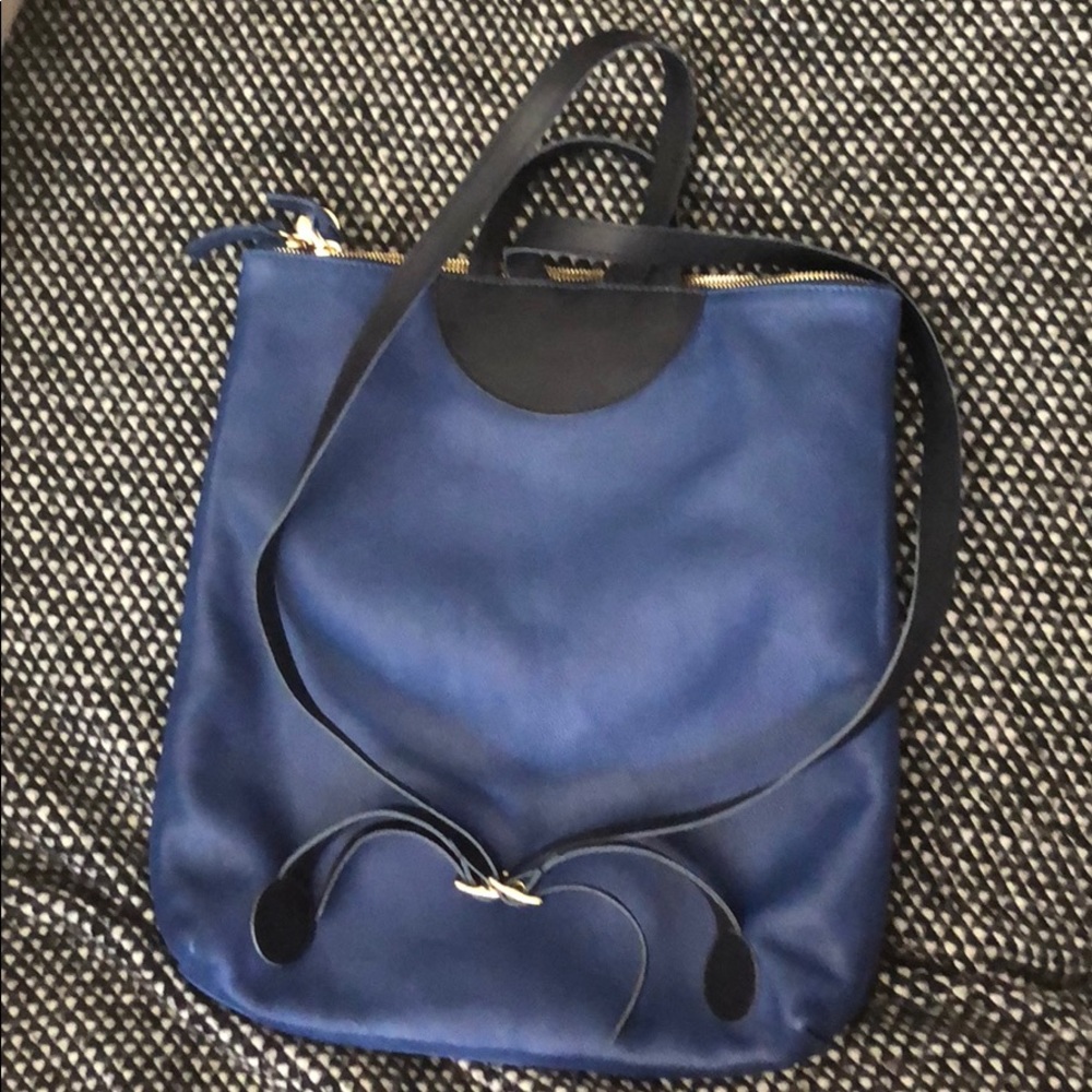 Agnes backpack Cobalt - Clare V. - Picture 2 of 4
